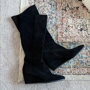 NEW- Anne Klein Kennedy Wedge Heeled Boot